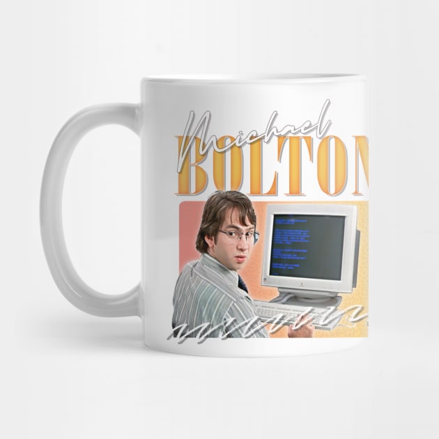 Michael Bolton Office Space Aesthetic 90s Design by DankFutura